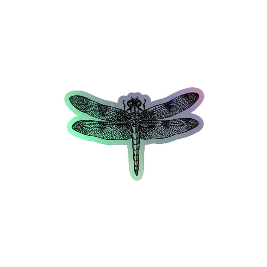 Holographic Dragonfly Stickers